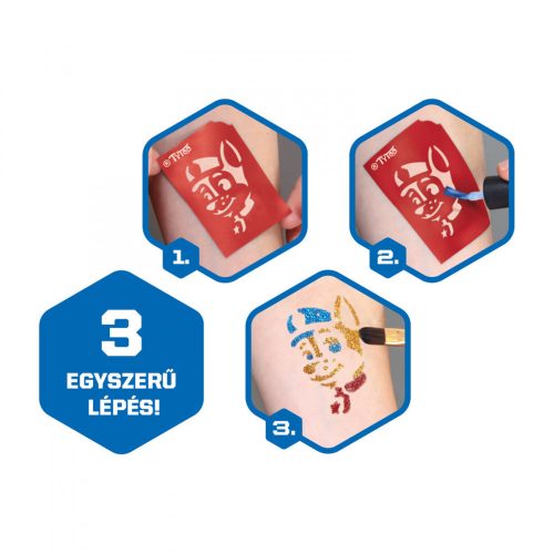 Mancs őrjárat sablon szett - 12 db-os (TY50209)