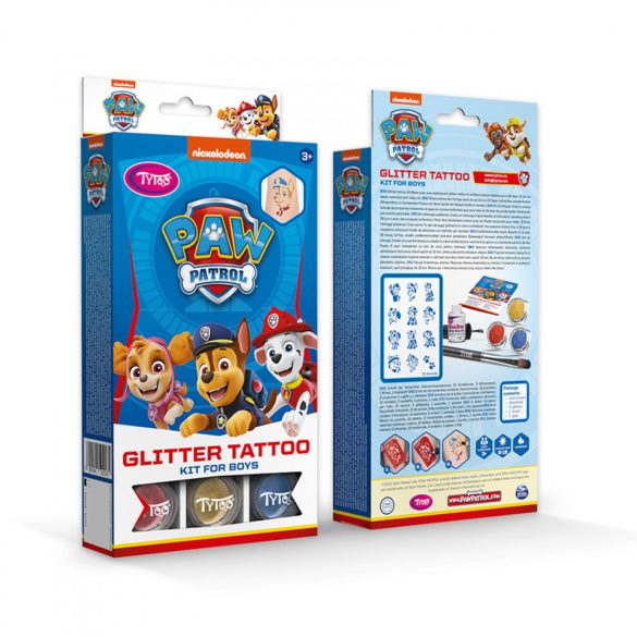 TyToo Paw Patrol fiús csillámtetoválás szett (TY50218)