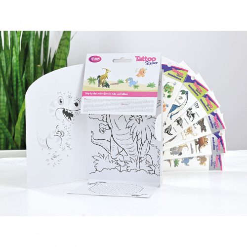 Tytoo Dinoszauruszos tetoválás matrica szett - 40 db / csomag (TY50270)