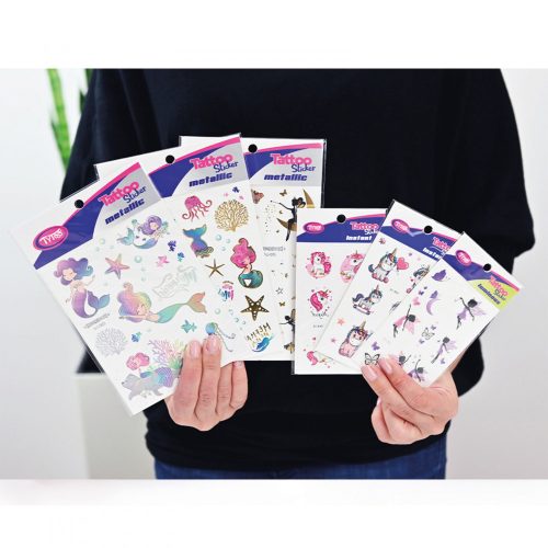 Tytoo Angyalok és pónik tetoválás matrica szett - 51 db / csomag (TY50275)