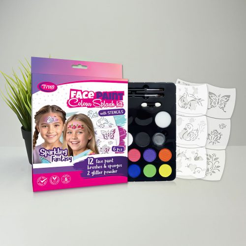 Tytoo Sparkling Fantasy Arcfesték szett - 6 db mosaic sablonnal (TY50568)