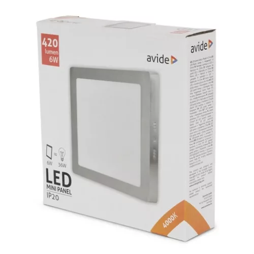Avide ACSMNW-S-6W-ALU-SN led panel