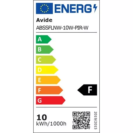 Avide ABSSFLNW-10W-PIR-W led reflektor slim smd 10w nw 4000k mozgásérzékelős pir