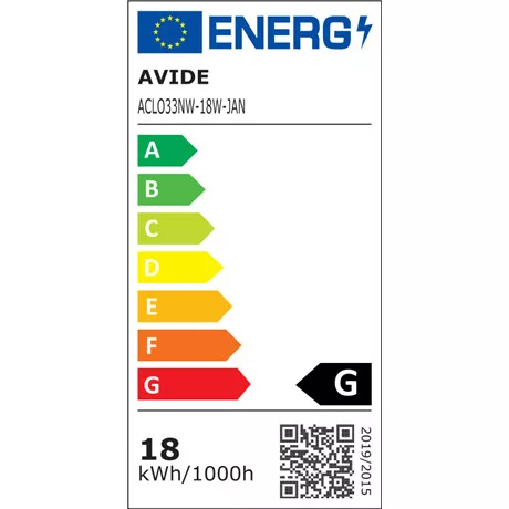 Avide ACLO33NW-18W-JAN led mennyezeti lámpa