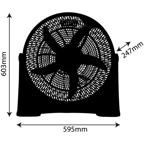 Entac EPBF-90W padlóventilátor 42 cm