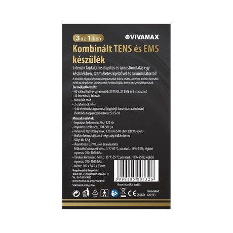 Vivamax R-C4A tens + ems készülék