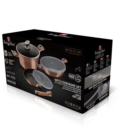 Berlinger Haus BH/7051 edénykészlet 6 részes, levehető nyéllel
