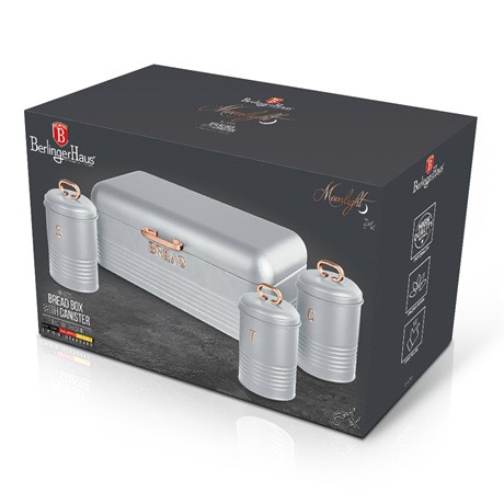 Berlinger Haus BH/6755 kenyértartó 3 részes tároló szettel