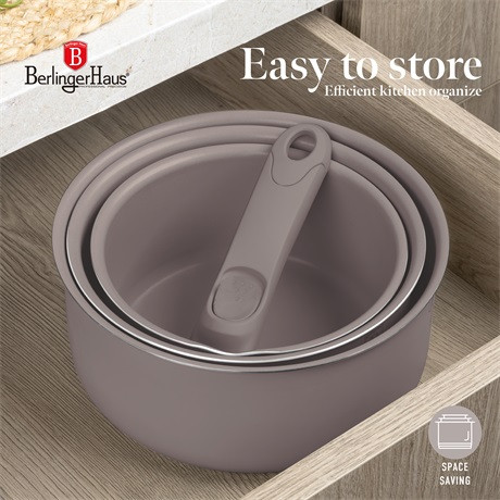 Berlinger Haus BH/8251 serpenyő szett 12 részes, levehető nyéllel