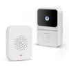 Smart videó kaputelefon szett - Wi-Fi-s, akkumulátoros - HD - fehér (55385WH)