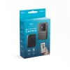 Smart videó kaputelefon szett - Wi-Fi-s, akkumulátoros - HD - fekete (55385BK)