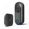 Smart Wi-Fi-s videó kaputelefon - akkumulátoros, 12V - MicroSD, FHD, PIR - fekete (55387BK)