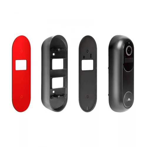 Smart Wi-Fi-s videó kaputelefon - akkumulátoros, 12V - MicroSD, FHD, PIR - fekete (55387BK)