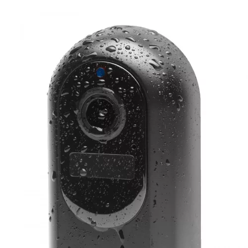 Smart Wi-Fi-s videó kaputelefon - akkumulátoros, 12V - MicroSD, FHD, PIR - fekete (55387BK)