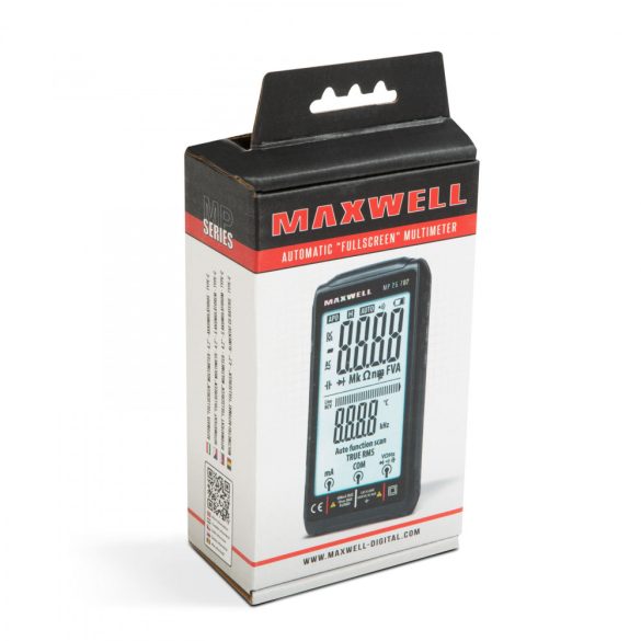 Maxwell-Digital Automata FullScreen multiméter - 4,2'' - akkumulátoros - Type-C (25702)