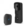 Smart Wi-Fi-s videó kaputelefon szett - akkumulátoros - MicroSD, FHD, PIR - fekete (55386BK)
