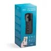 Smart Wi-Fi-s videó kaputelefon szett - akkumulátoros - MicroSD, FHD, PIR - fekete (55386BK)