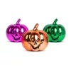 Family Halloween-i tök dekoráció - fényes - 6 cm - 3 szín / csomag (58180)