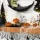 Family Halloween-i tök dekoráció - 5,2 cm - habszivacs - glitteres - 4 db / csomag (58188)
