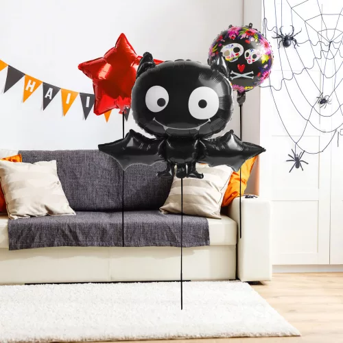 Halloween lufi szett - denevér - 5 db / csomag (58080F)