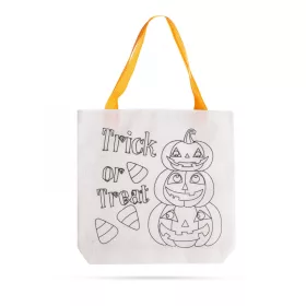   Színezhető ajándéktáska - halloweeni tök - 4 filccel (57318A)