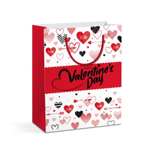 Family Ajándéktasak - papír - 114 x 64 x 146 mm - 2 féle / csomag - 12 db / csomag (58305)