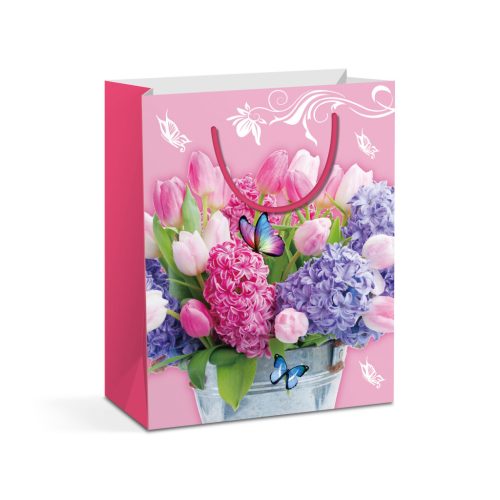 Family Ajándéktasak - papír - 178 x 102 x 228 mm - 4 féle / csomag - 12 db / csomag (58311)