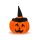 Family Halloween-i tök dekoráció - 10 x 10 x 15 cm (58334A)