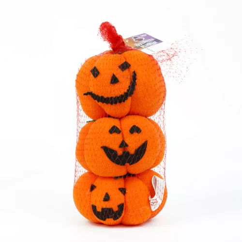Family Halloween-i tök dekoráció - 10 x 10 x 11 cm - 3 féle - 3 db / csomag (58338)