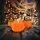 Family Halloween-i tök dekoráció - 13 x 13 x 14 cm - 3 db / csomag (58339)