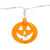 Halloween-i LED-es fényfüzér - tök - 10 LED - 2 x AA - 1,35 m (56533A)