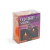 Halloween-i LED-es fényfüzér - tök - 10 LED - 2 x AA - 1,35 m (56533A)