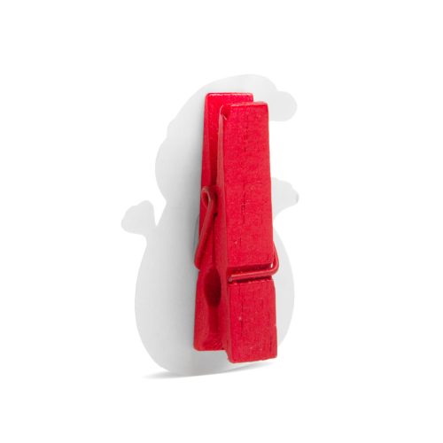 Family Karácsonyi csipesz szalaggal - hóember - 22 x 35 mm - 18 db, 2 m / csomag (58526B)