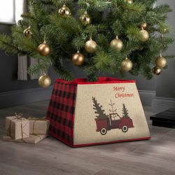   Family Karácsonyfatalp takaró - autós - 55 x 26 cm (58557B)