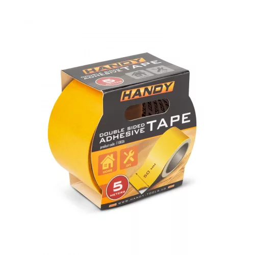 Handy Kétoldalas ragasztószalag - 5 m x 50 mm - fehér (11083A)