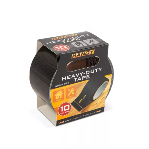 Handy Általános ragasztószalag - textil szállal - fekete - 10 m x 48 mm (11081A)