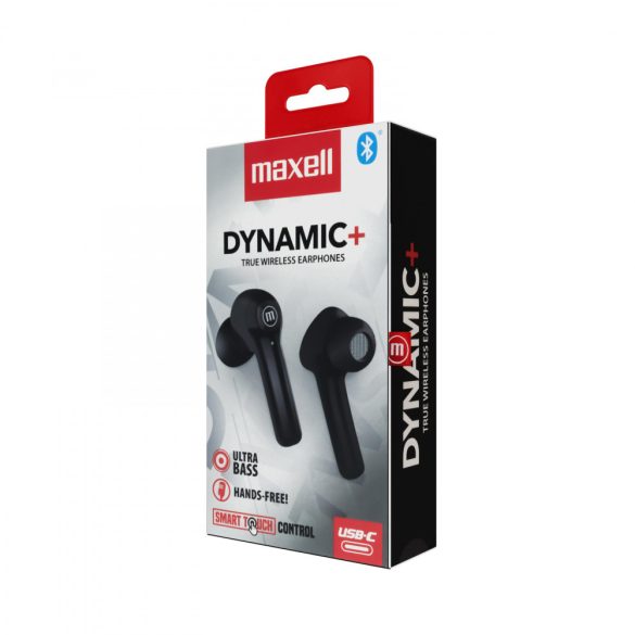 Maxell Maxell BT Dynamic+TWS fülhallgató - fekete (52043BK)