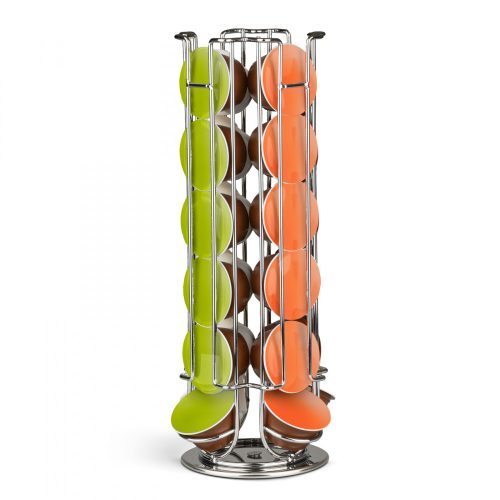 Bewello Fém kávékapszula tartó - 24 db Dolce Gusto kapszulához - króm (BW1001B)