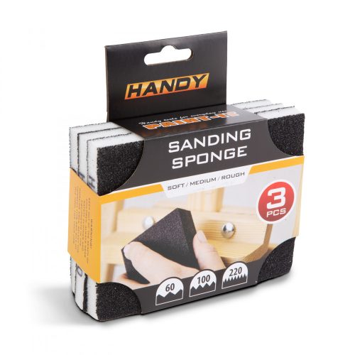 Handy Csiszolószivacs szett - 125 x 100 x 12 mm - 3 db / csomag (11190B)