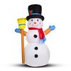 Family Felfújható hóember - 120 cm - IP44 - RGB színes LED - 100 - 240V (58067D)