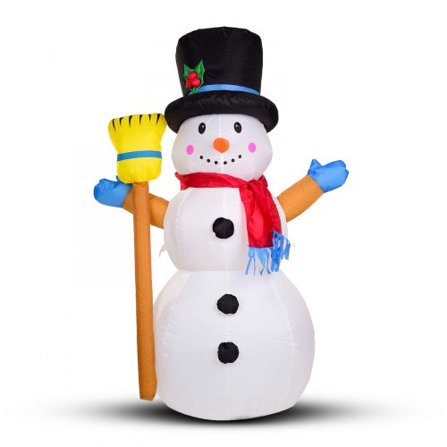 Family Felfújható hóember - 120 cm - IP44 - RGB színes LED - 100 - 240V (58067D)
