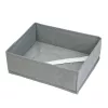 Bewello Szövet tárolódoboz - 30 x 26 x 10 cm - szürke (BW2075)