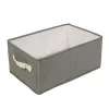 Bewello Szövet tárolódoboz - 38,5 x 24 x 16,5 cm - szürke (BW2077)