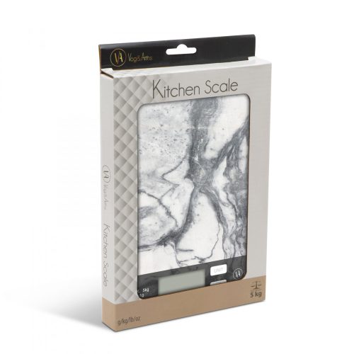 Vog und Arths Konyhai mérleg - fehér márvány (57268B)