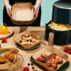 Bewello Air fryer sütőpapír - olaj nélküli sütőhöz - négyzet - 20 cm - 50 db / csomag (BW1020A)