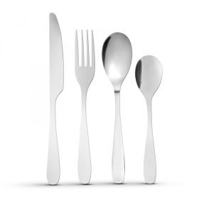   Bewello Evőeszköz készlet - matt ezüst - 16 részes (BW1022B)