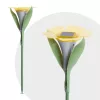Garden Of Eden Leszúrható szolár virág - 3 szín - 30 x 10 cm - fehér LED (11754)