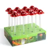 Garden Of Eden Leszúrható szolár gomba - 33,5 cm - 1 hidegfehér LED (11765)