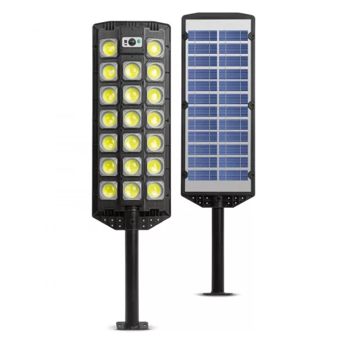 Garden of Eden Szolár fali reflektor - 520 SMD LED - 3000 lm - 20W - 4500 mAh - IP65 (55291B)