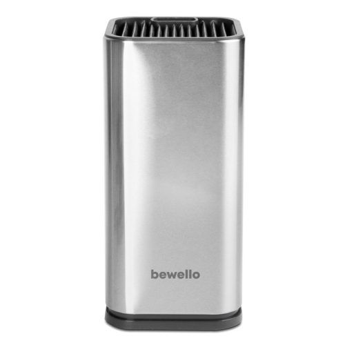 Bewello Kés készlet tartóval - 7 részes - rozsdamentes acél (BW1025)